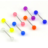 Glowing Barbell Tongue Rings