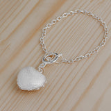 Luminous Silver 3-D Heart Glow Bracelets (3 Colors Available)