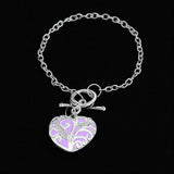 Luminous Silver 3-D Heart Glow Bracelets (3 Colors Available)