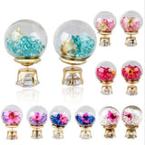 Double-Sided Glass Ball Stud Earrings (6 Styles Available)