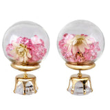 Double-Sided Glass Ball Stud Earrings (6 Styles Available)