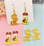 Garfield and Odie Cartoon Earrings (Available in 3 Styles)