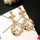 Fairytale- Alice In Wonderland Clock Earrings