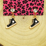 Black Converse Sneaker Earrings