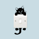 Black Kitty Wall Sticker