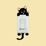 Black Kitty Wall Sticker