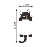 Black Kitty Wall Sticker