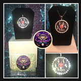 "The Beatles" Rhinestone Cabochon Necklace