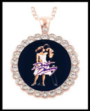 "DIRTY DANCING" Cinematic Rhinestone Cabochon Necklace
