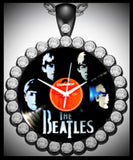"The Beatles" Rhinestone Cabochon Necklace