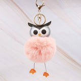 Owl Pom-Pom Puff Keychain (2 Colors Available)