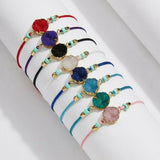 Make A Wish Natural Stone Center Bracelet