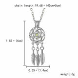 Luminous Glow Dreamcatcher Necklace