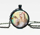 "Alice in Wonderland" White Queen Necklace