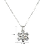 Luminous Glow Snowflake Necklace