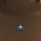 Cinderella Pumpkin Coach Luminous Glow Necklace (3 Colors Available)