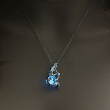 Ariel Luminous Glowing Mermaid Necklace (3 Colors Available)