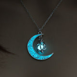 Luminous Glow Moon Dangle Necklace (2 Colors Available)