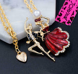 Dancing Couple with Pearl Necklace