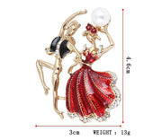 Dancing Couple with Pearl Necklace