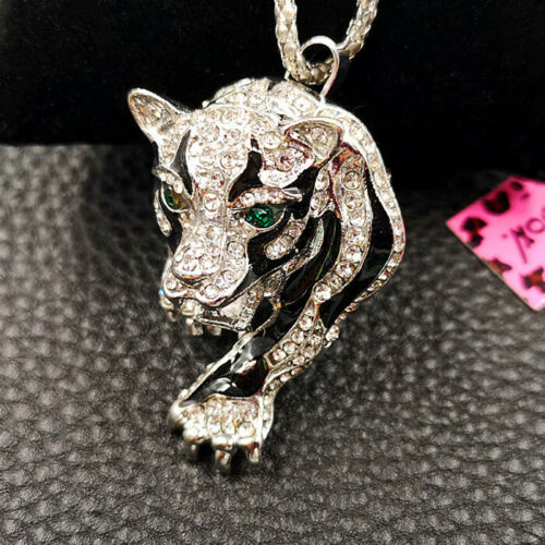 Betsey johnson hot sale leopard necklace