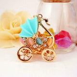 3-D Baby Carriage Necklace