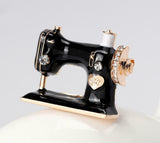 Retro Sewing Machine Necklace