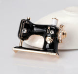 Retro Sewing Machine Necklace