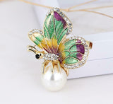 Pearl Pollen Butterfly Necklace