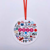 Quarantine Christmas 2020 Hanging Ornaments (6 Styles Available)