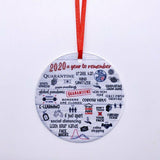 Quarantine Christmas 2020 Hanging Ornaments (6 Styles Available)