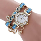 Sparkling Bling "LOVE" Wrist Wrap Charm Watch (3 Colors Available)
