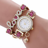 Sparkling Bling "LOVE" Wrist Wrap Charm Watch (3 Colors Available)