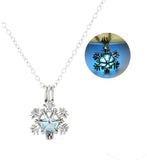 Luminous Glow Snowflake Necklace