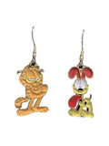 Garfield and Odie Cartoon Earrings (Available in 3 Styles)