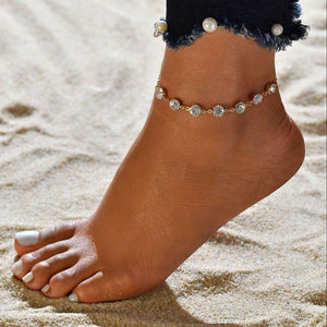 Classic Gemstone Link Anklet