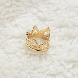 Gold Crown Ear Cuff