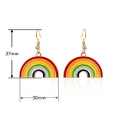 Classic Rainbow Dangle Earrings