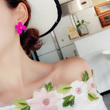 Peony Flower Stud Earrings (6 Colors Available)
