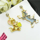 "Tom n Jerry" Cartoon Earrings