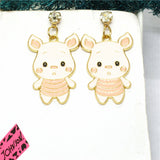 "Pooh and Friends" Baby Piglet Earrings