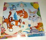 Disney Palace Pets Glitter Book "The Cake-tillion" with Glitter Poster
