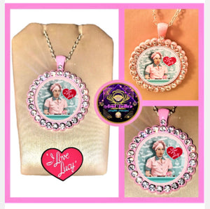 Sparkling "I LOVE LUCY" (Chocolate Factory) Necklace