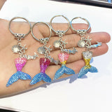 Mermaid Tail Sparkle Keychains