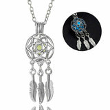 Luminous Glow Dreamcatcher Necklace