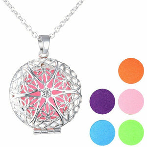 Aromatherapy Oil Diffuser Locket Necklace