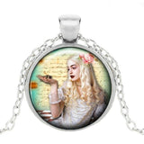 "Alice in Wonderland" White Queen Necklace