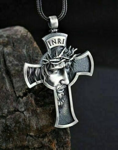 Stainless Jesus Crucifix Necklace
