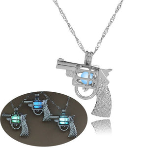 Luminous Glow Pistol Necklace (Available In 2 Colors)