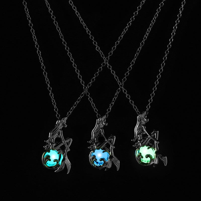 Ariel Luminous Glowing Mermaid Necklace (3 Colors Available) – Ariel  Bella's Tangible Treasures
